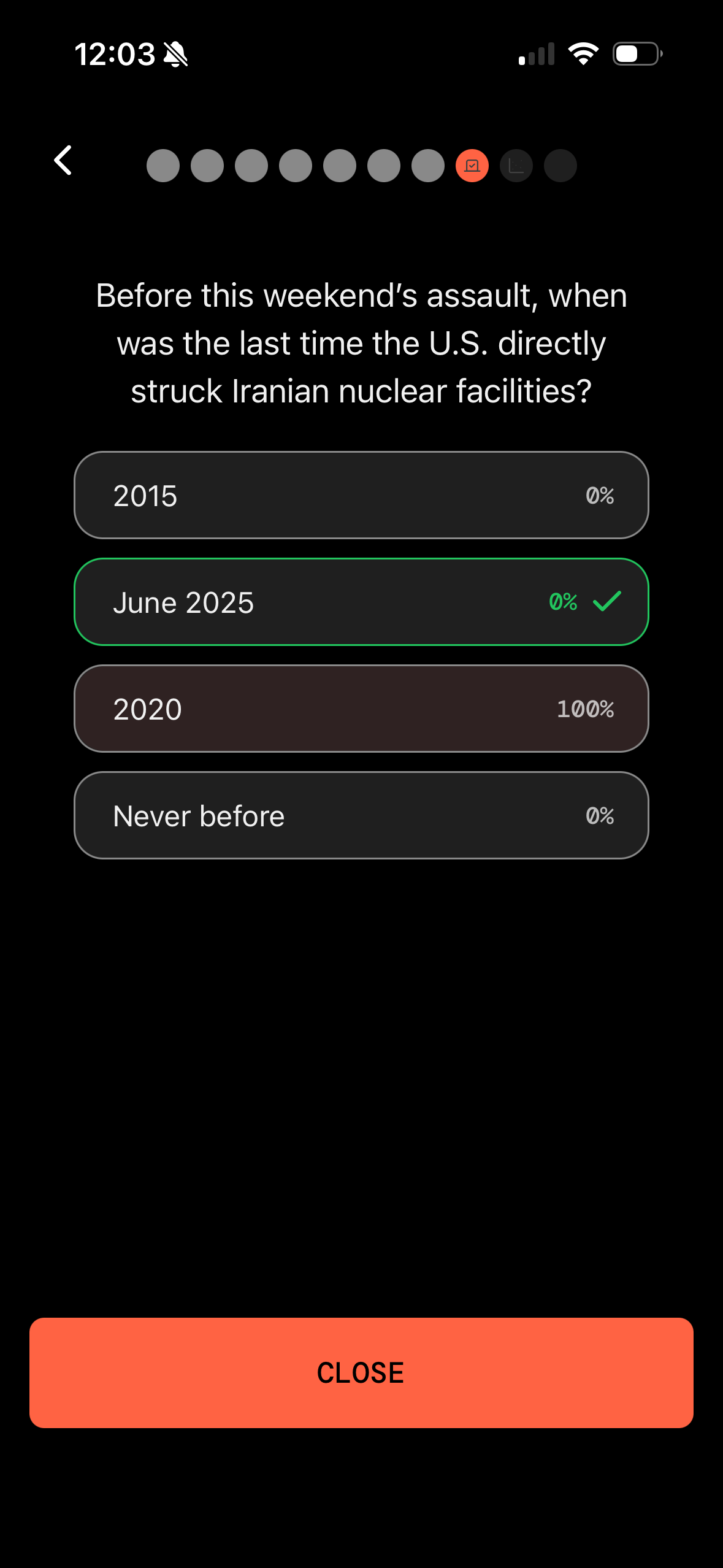 Newsreel quiz question